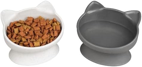 White & gray cat ears (6.5 oz)