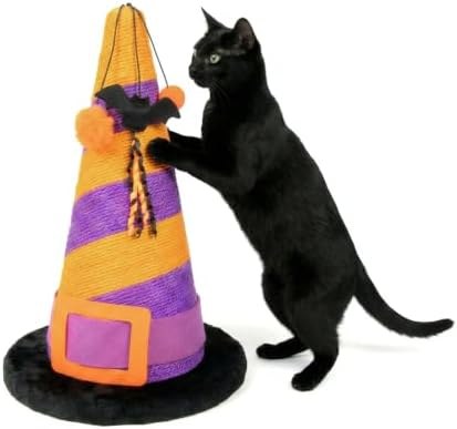 Kitty City Witch Hat Sisal Scratcher Post